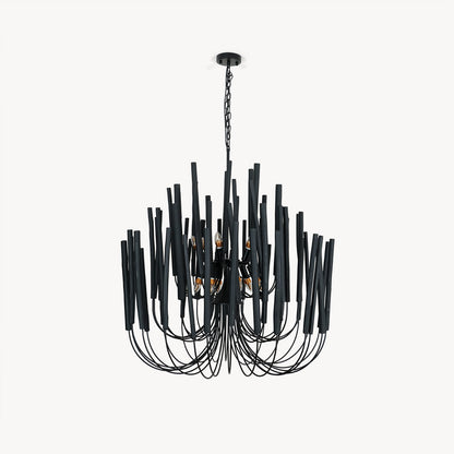 Dense Wooden stick Chandelier