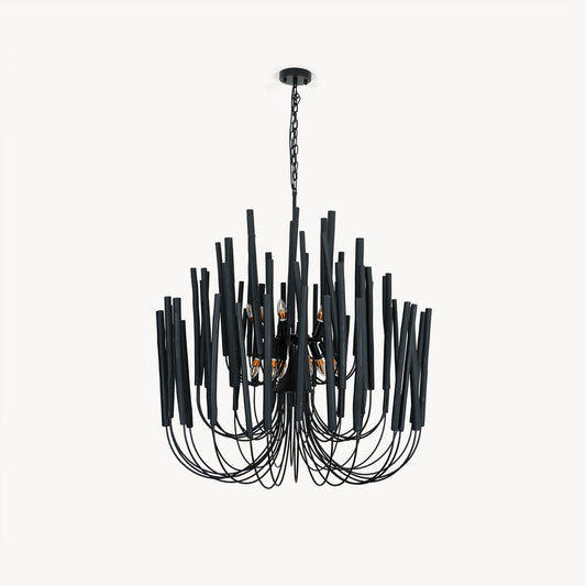 Dense Wooden stick Chandelier