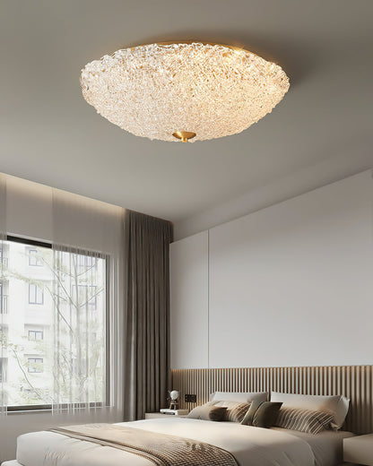 Crystal Wave Ceiling Light