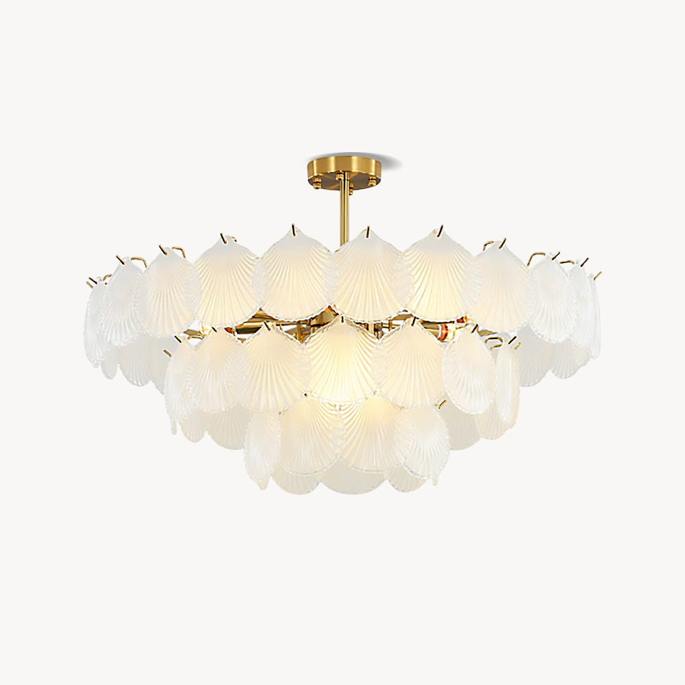 Shell Glass chandelier