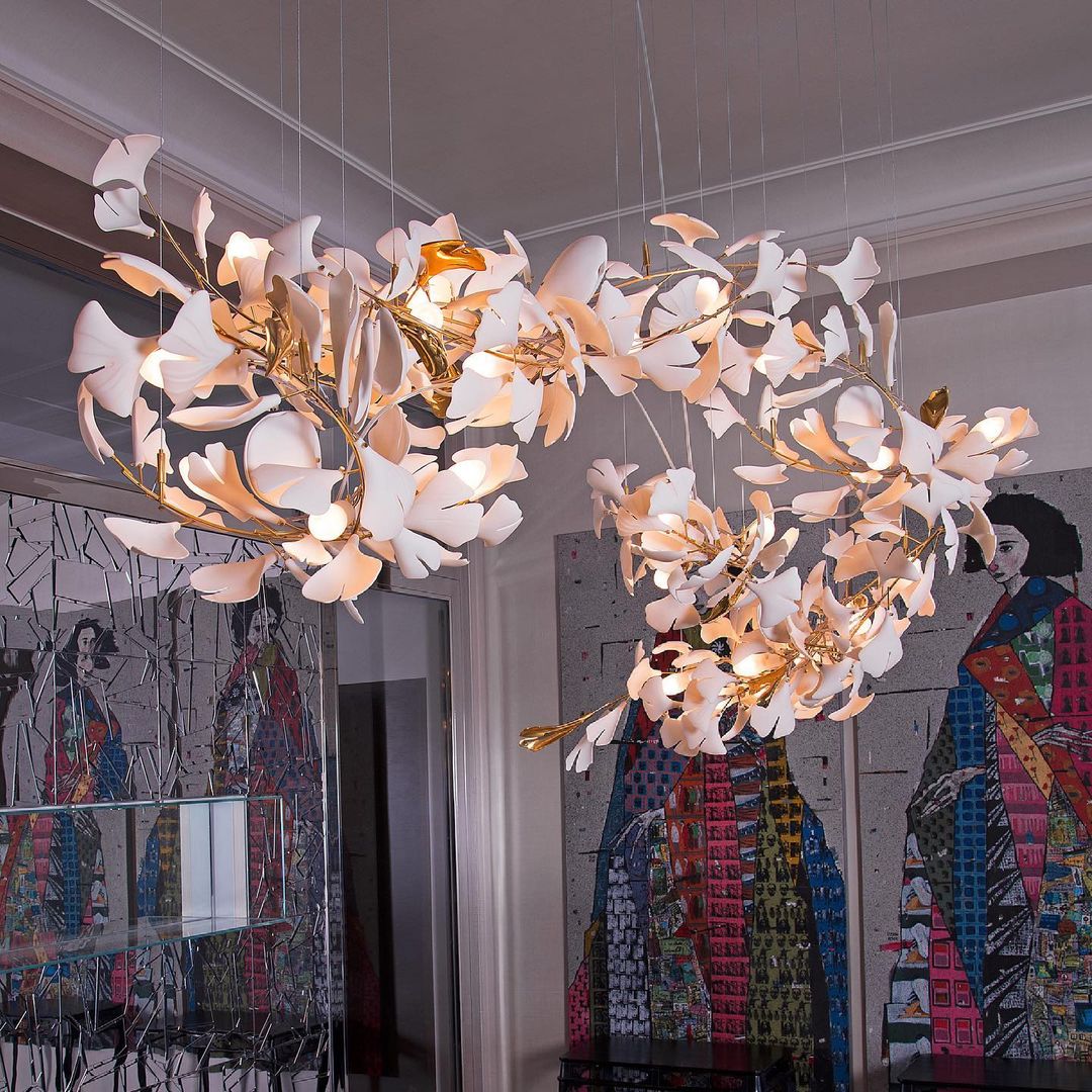 Gingko Chandelier F