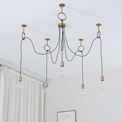 Industrial Spider Chandelier