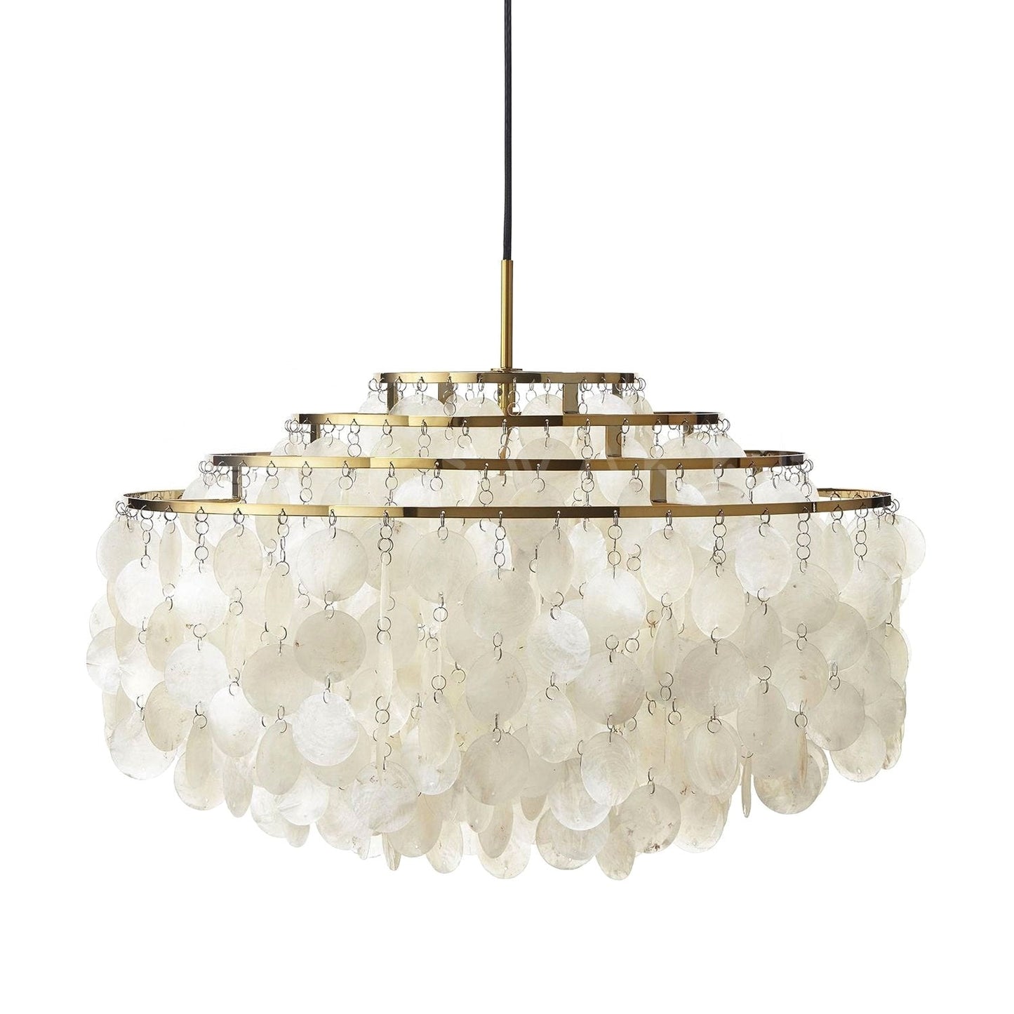 Round Shell Chandelier