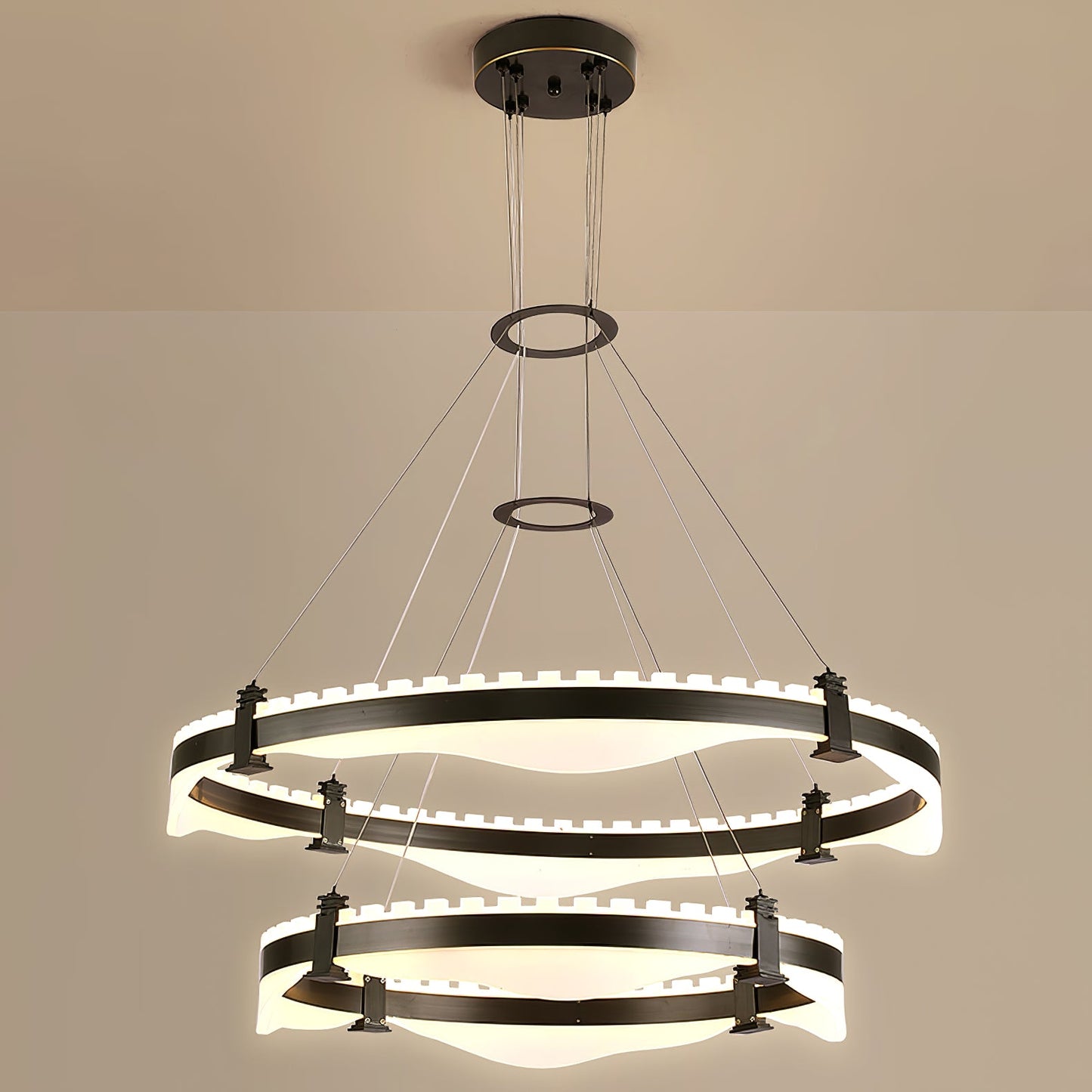 Ring Metallic Chandelier