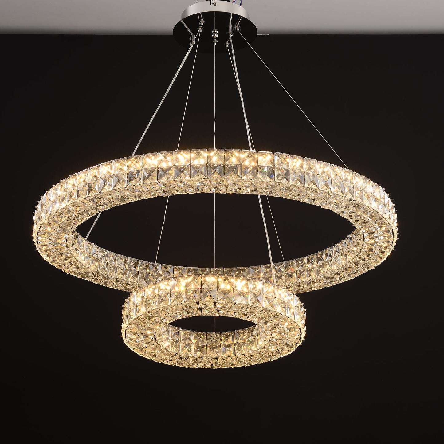 Asscher Ring Chandelier
