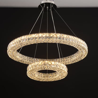 Asscher Ring Chandelier
