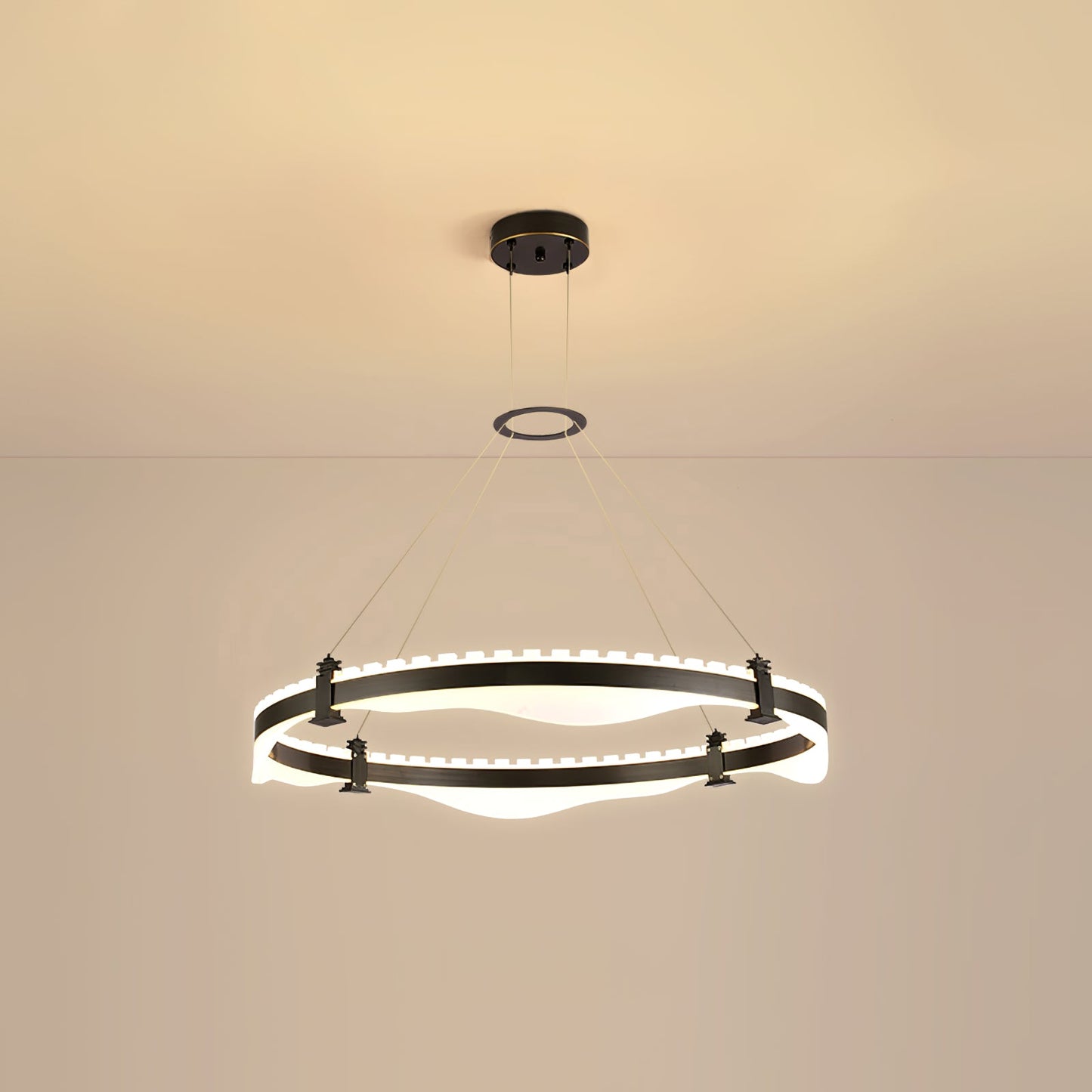 Ring Metallic Chandelier
