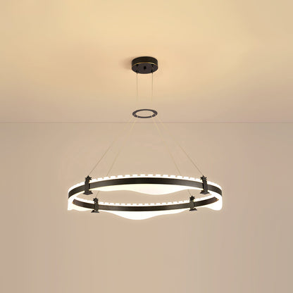 Ring Metallic Chandelier