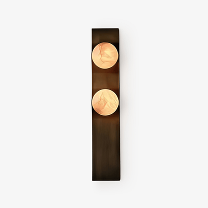 Geo Lumen Bar Alabaster Wall Sconce