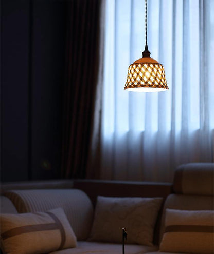 Openwork Ceramic Pendant Lamp