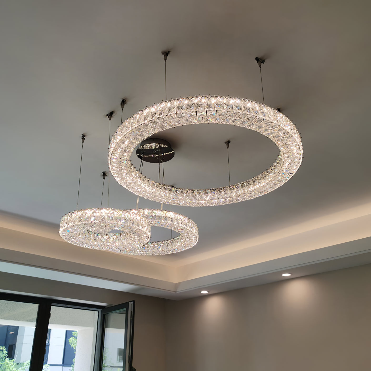 Asscher Ring Chandelier