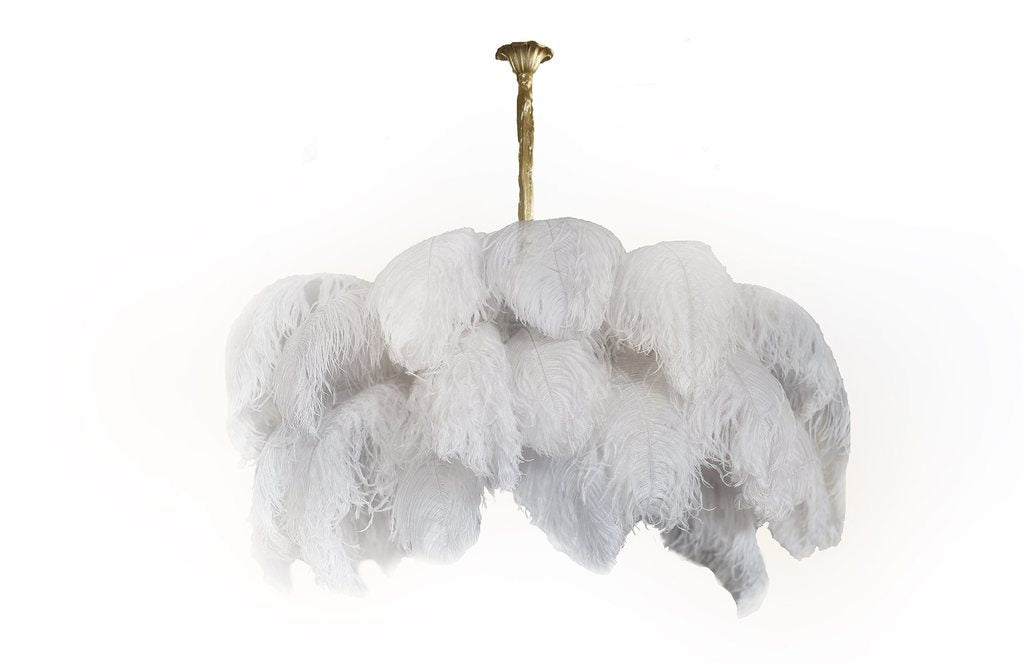 Ostrich Feather Chandeliers