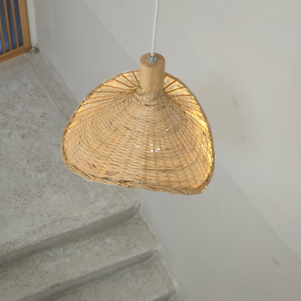 Straw hat Pendant Light