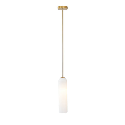 Long Tube Glass Pendant Lamp