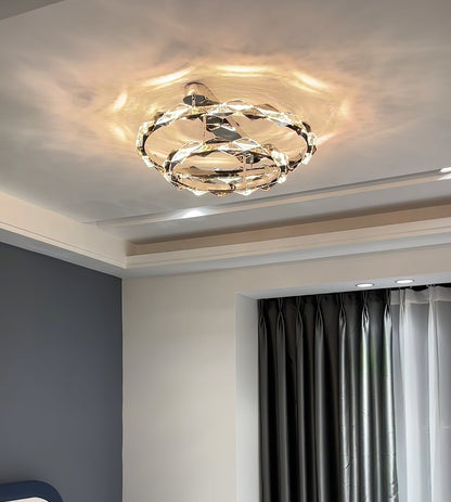 Rhombus Crystal Ceiling Lamp