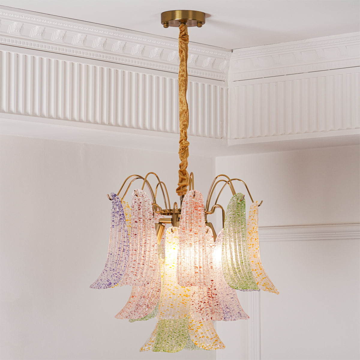 Venini Glass Chandelier