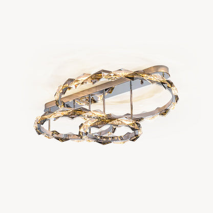 Rhombus Crystal Ceiling Lamp