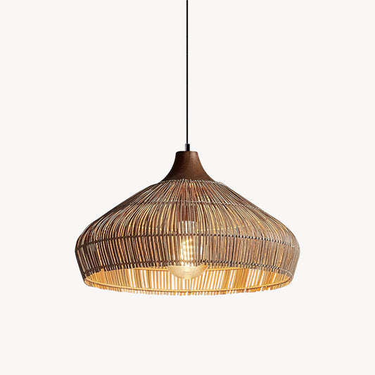Wicker Rattan Pendant Light