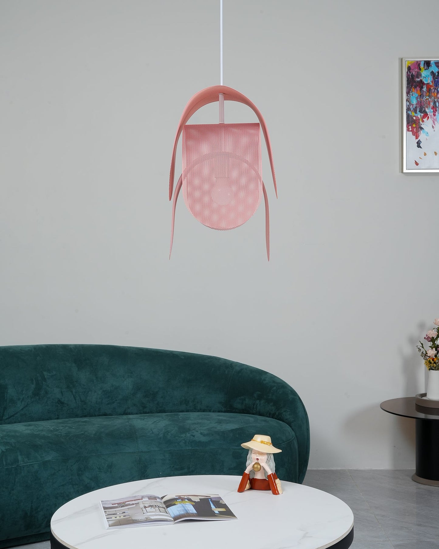 Perforated Metal Pendant Light