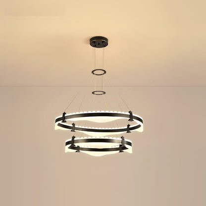 Ring Metallic Chandelier