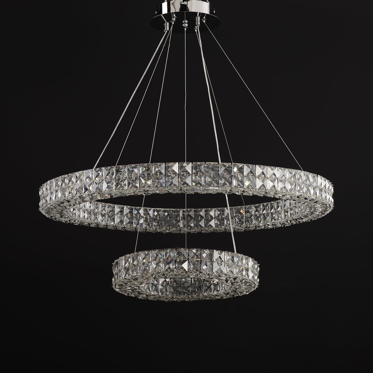 Asscher Ring Chandelier