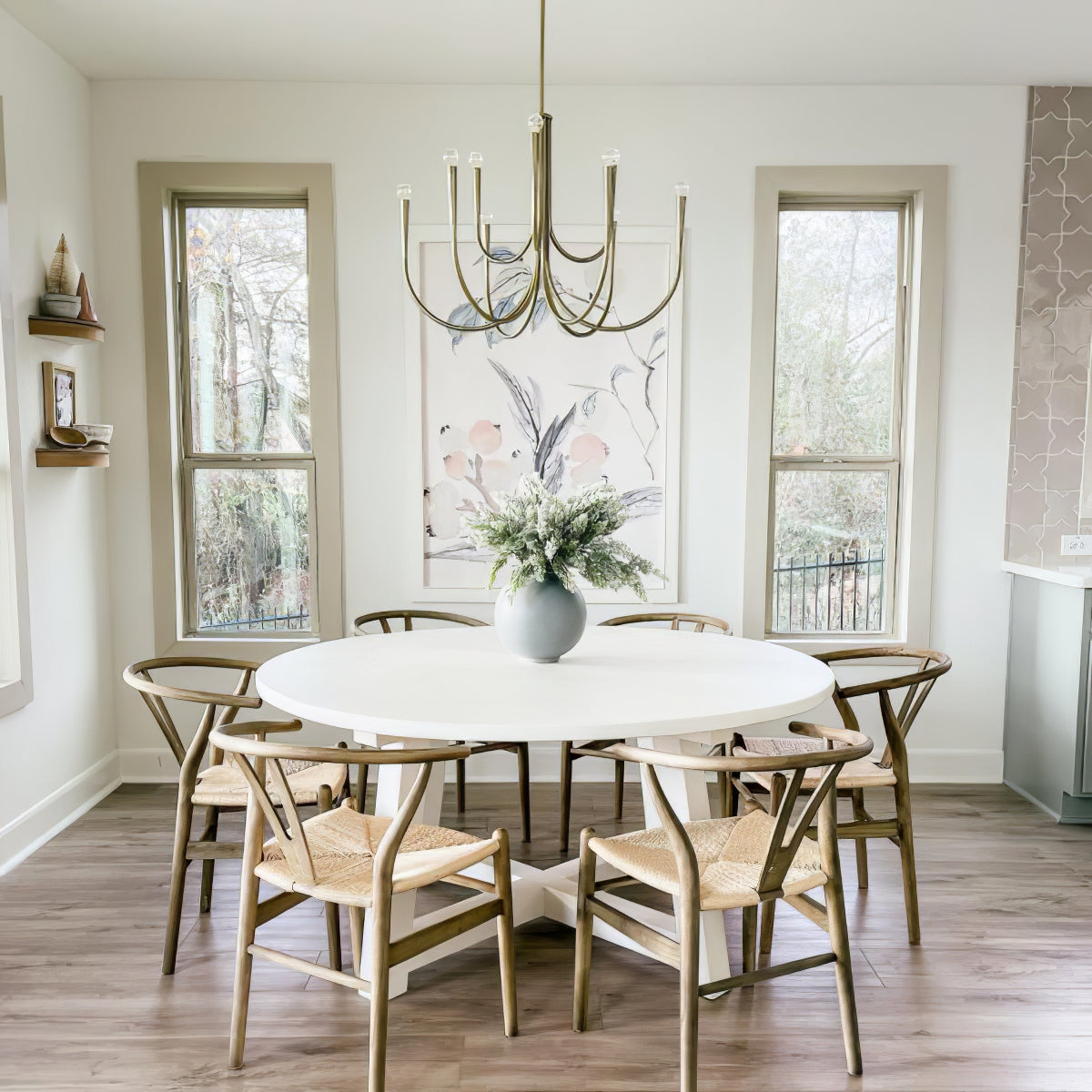 Swoop Arm Chandelier