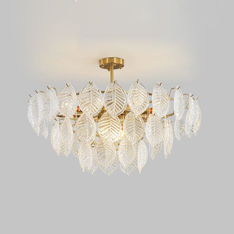 Leaf Glass Chandelier