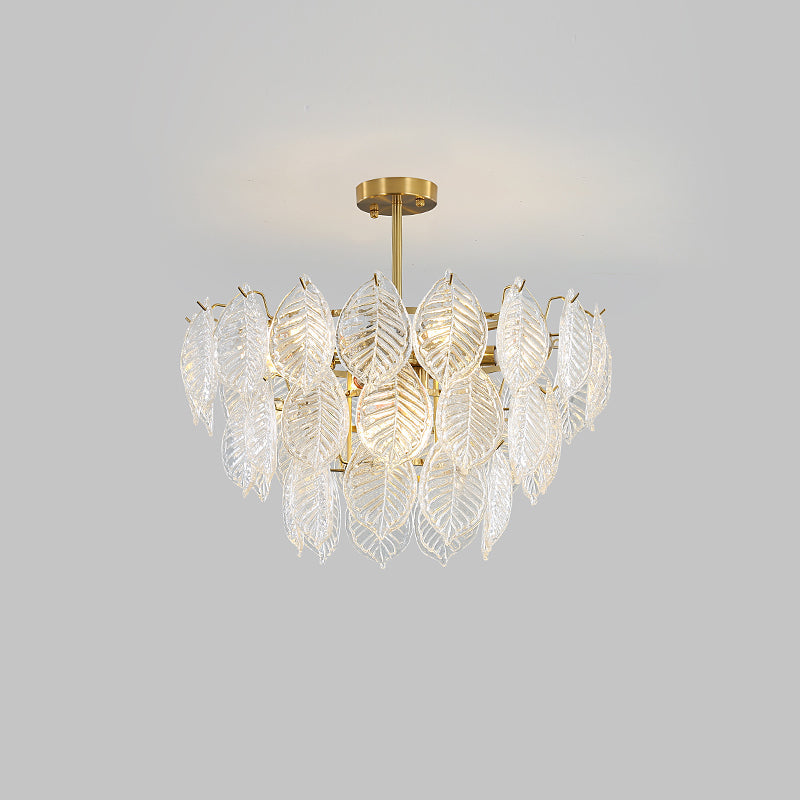 Leaf Glass Chandelier