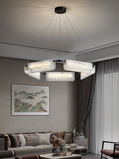 Delia Alabaster Chandelier