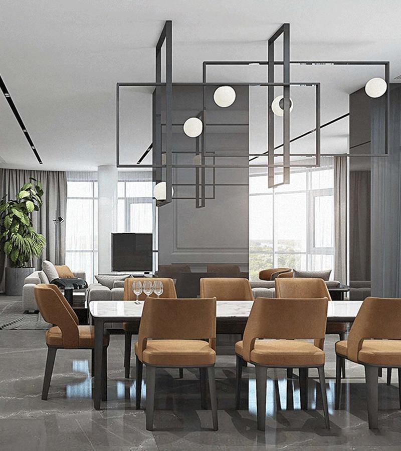 مصباح سقف زجاجي من موندريان 