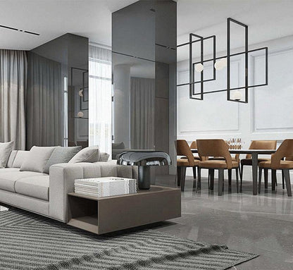 مصباح سقف زجاجي من موندريان 