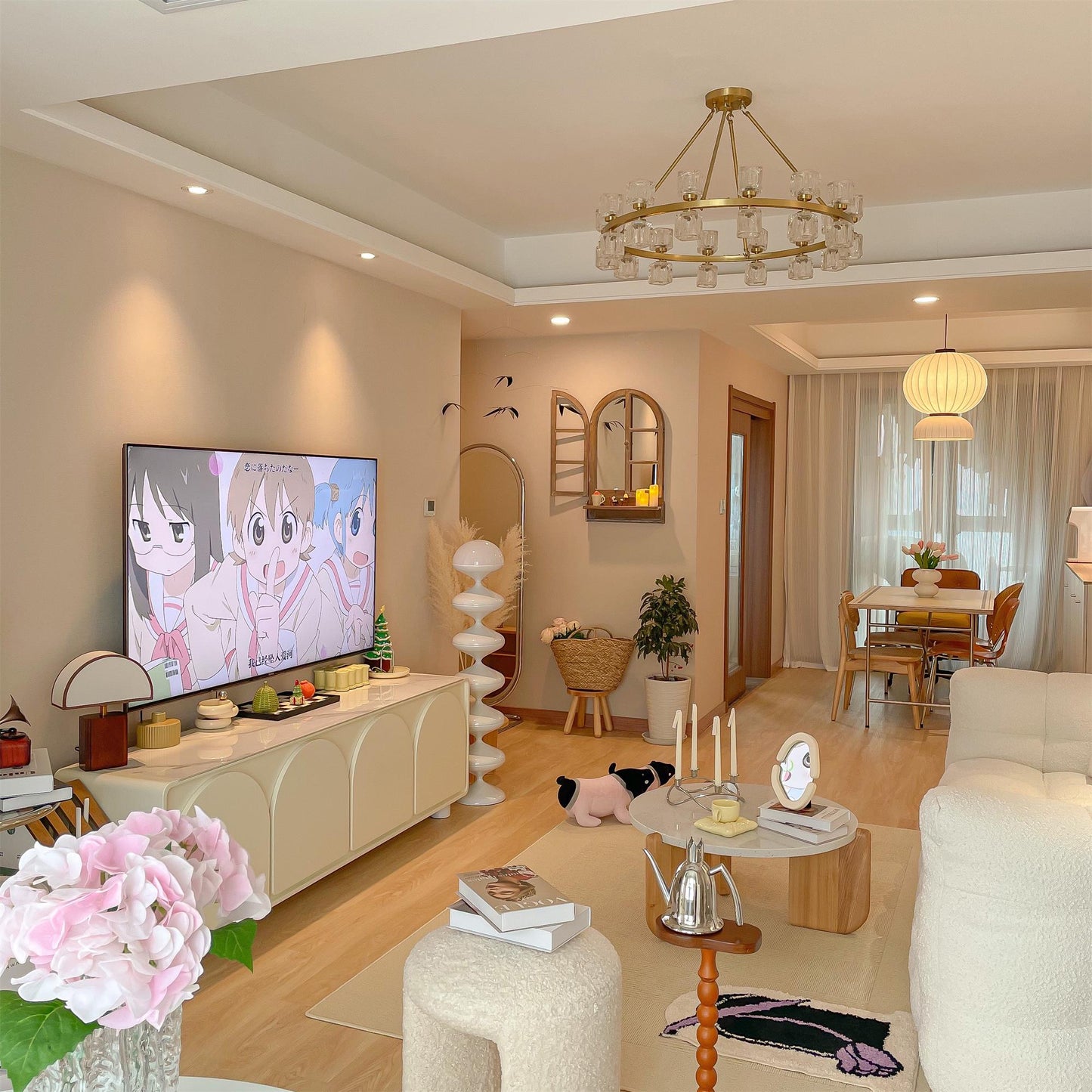 مصباح أرضي على شكل قرع 