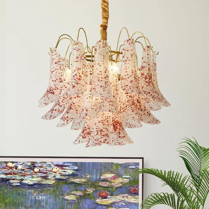 Venini Glass Chandelier