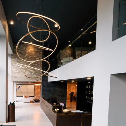 Lohja Gold Chandelier