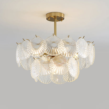 Shell Glass chandelier