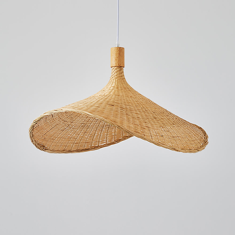 Straw hat Pendant Light