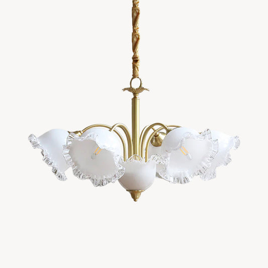 Floral Glass Chandelier