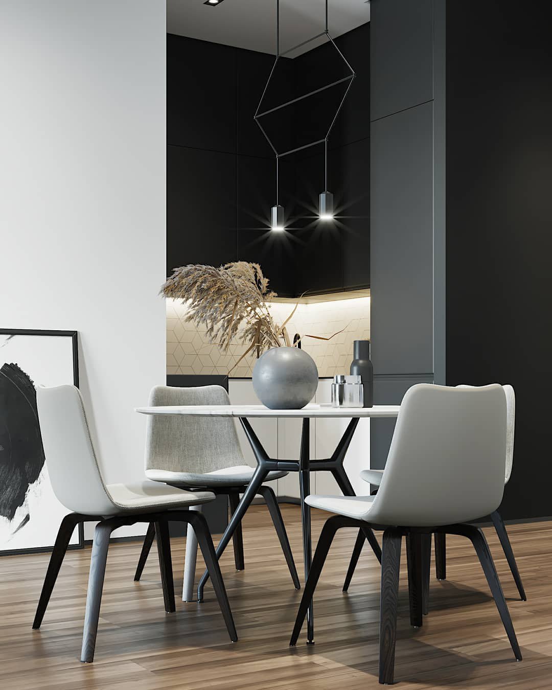 Lines 2D Hanging lamps