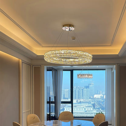 Asscher Ring Chandelier