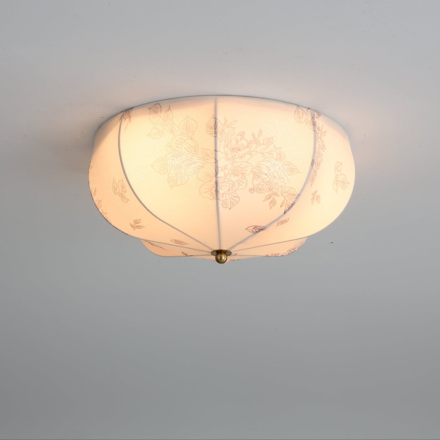 Orchid Fabric Ceiling Lamp