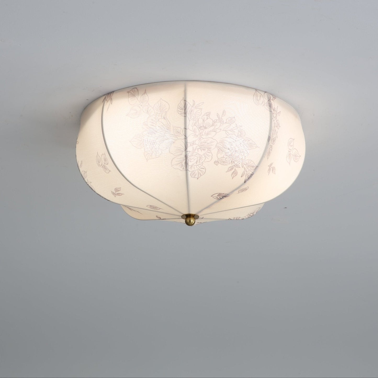 Orchid Fabric Ceiling Lamp