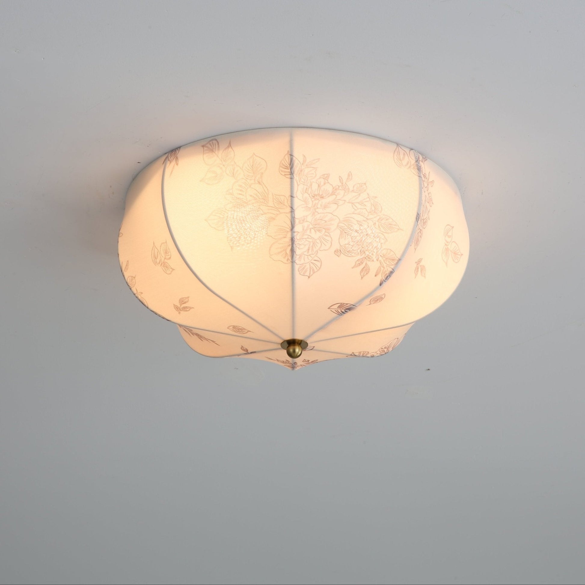 Orchid Fabric Ceiling Lamp