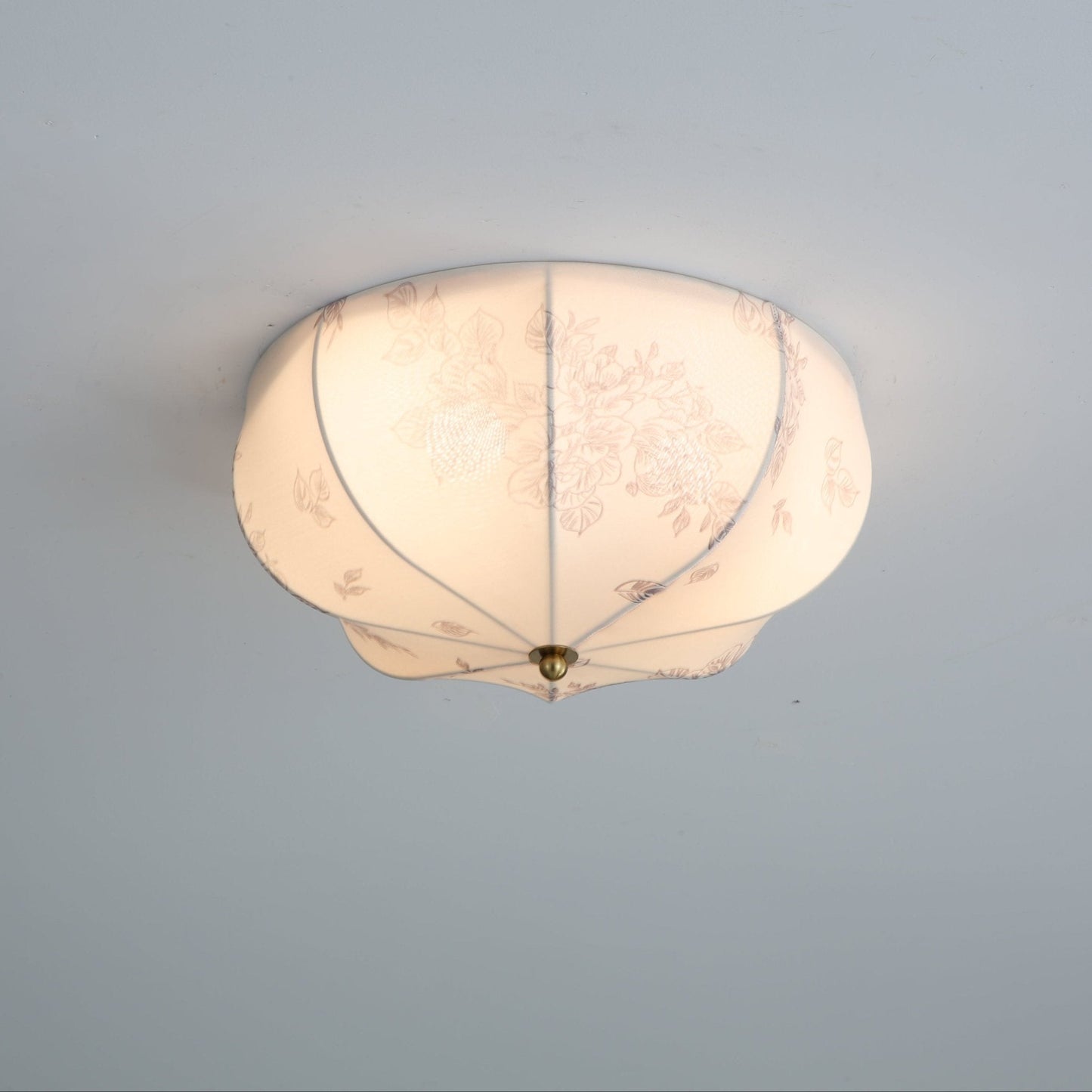 Orchid Fabric Ceiling Lamp