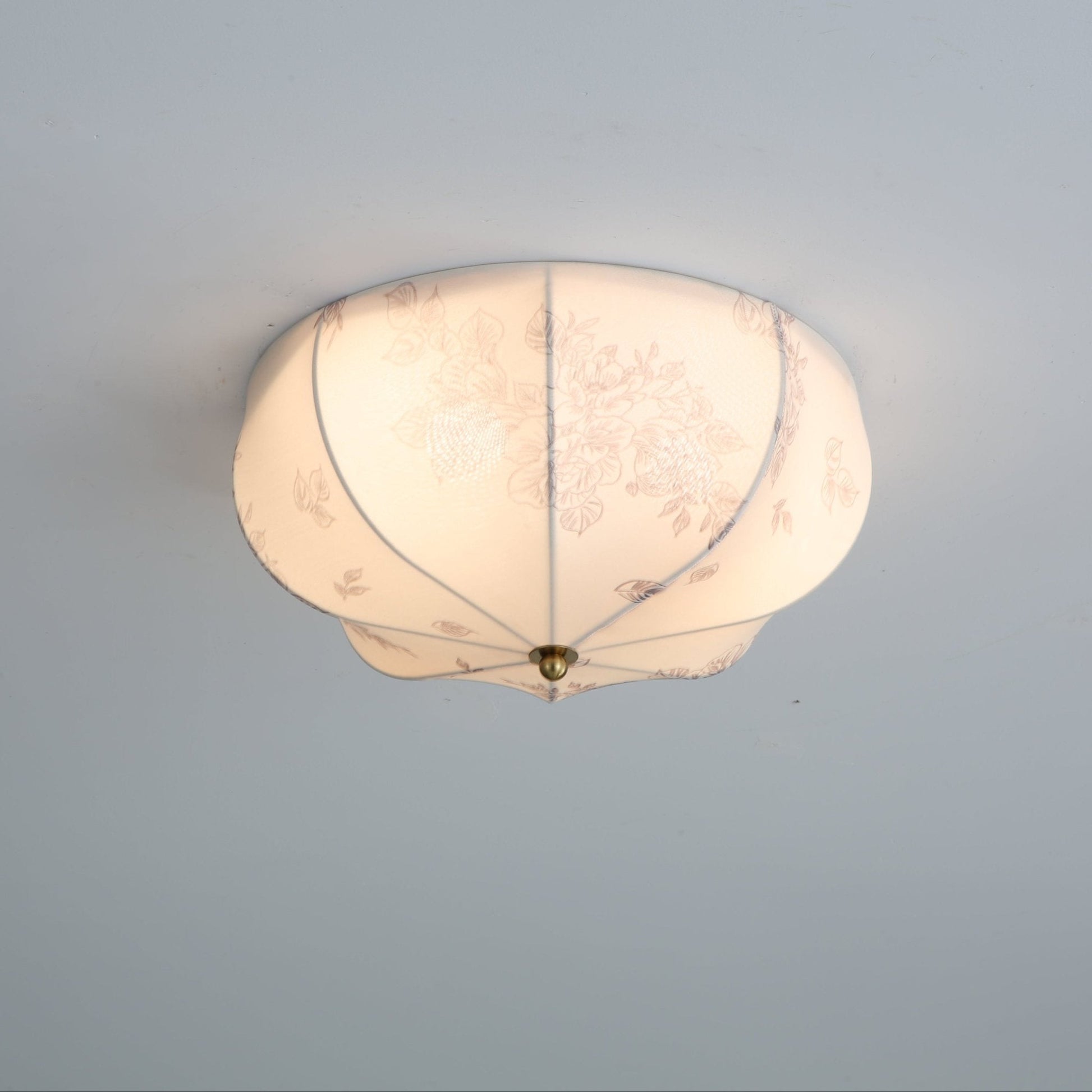 Orchid Fabric Ceiling Lamp