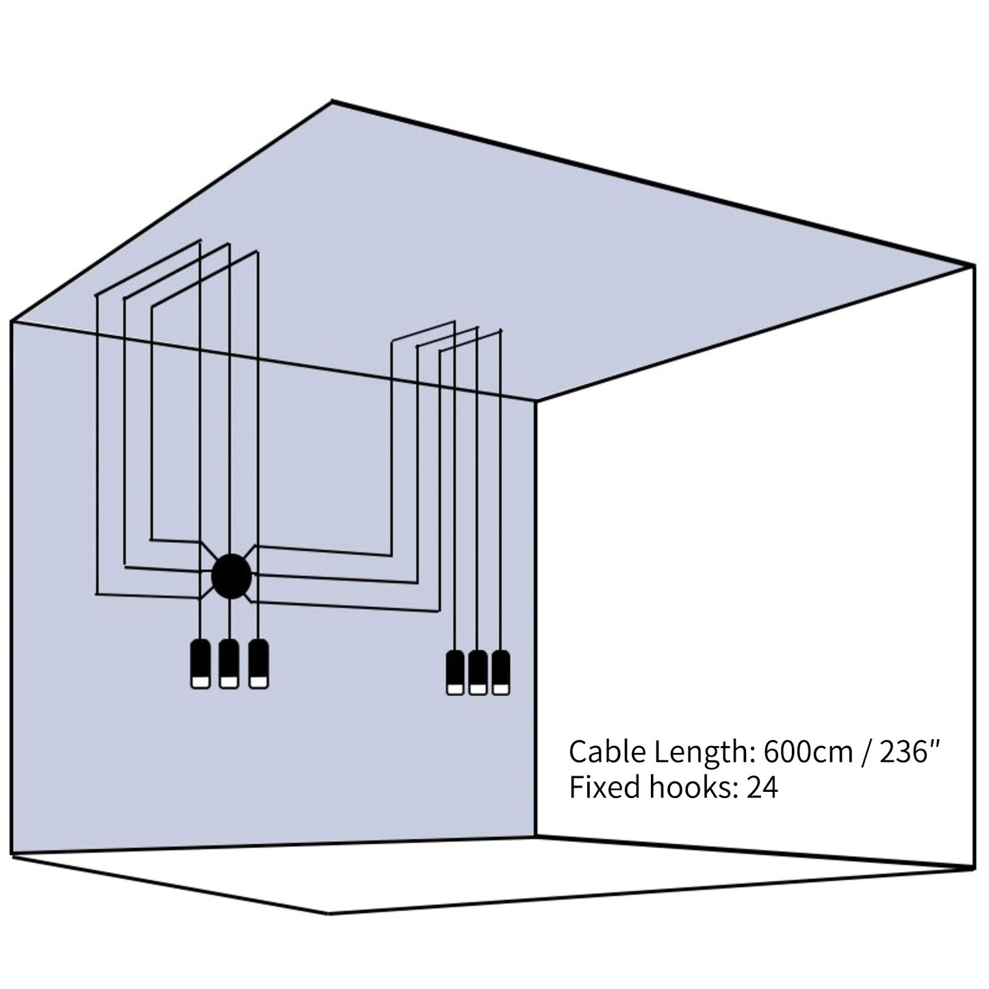Lines free-form Pendant light