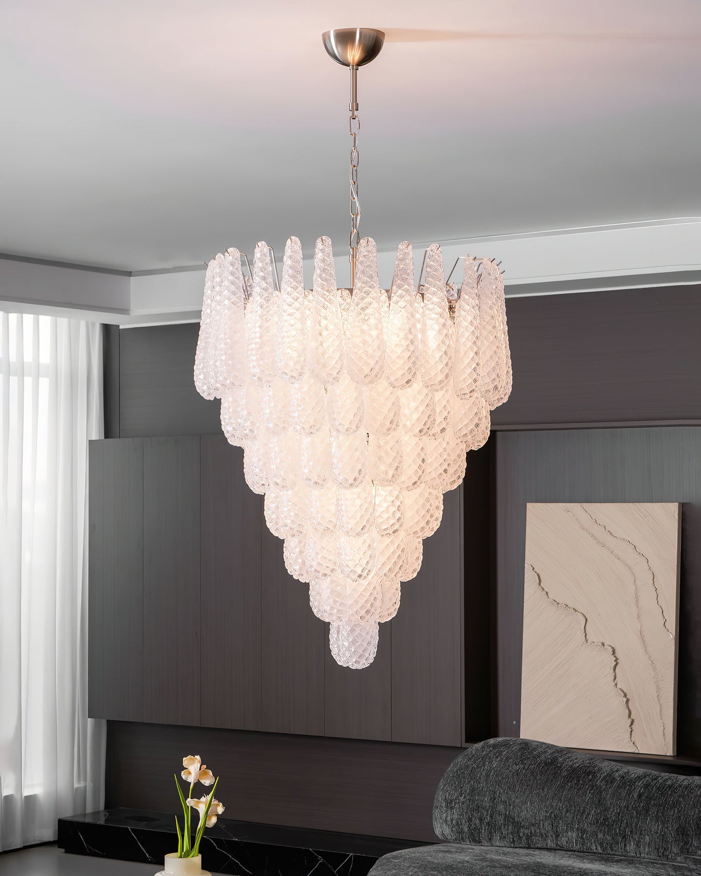 Graniglia Glass Chandelier