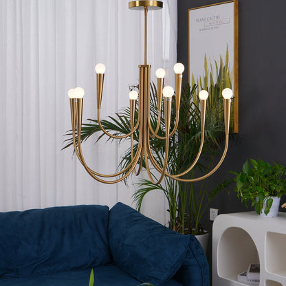 Swoop Arm Chandelier