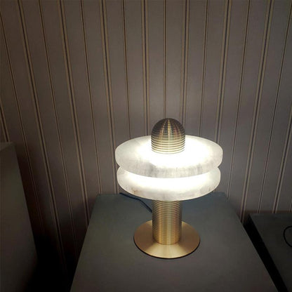 Alabaster Planes Table Lamp