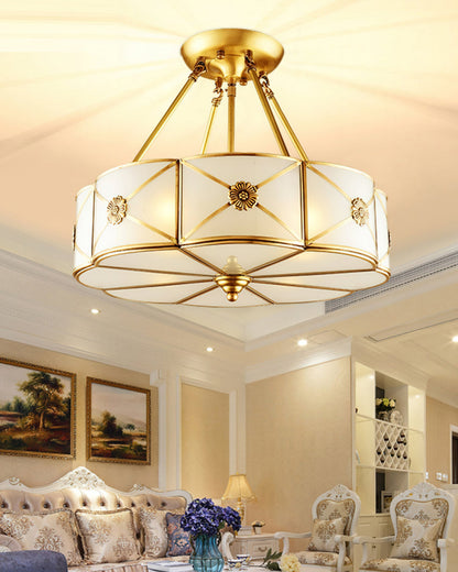 Lumalin Glass Ceiling Light