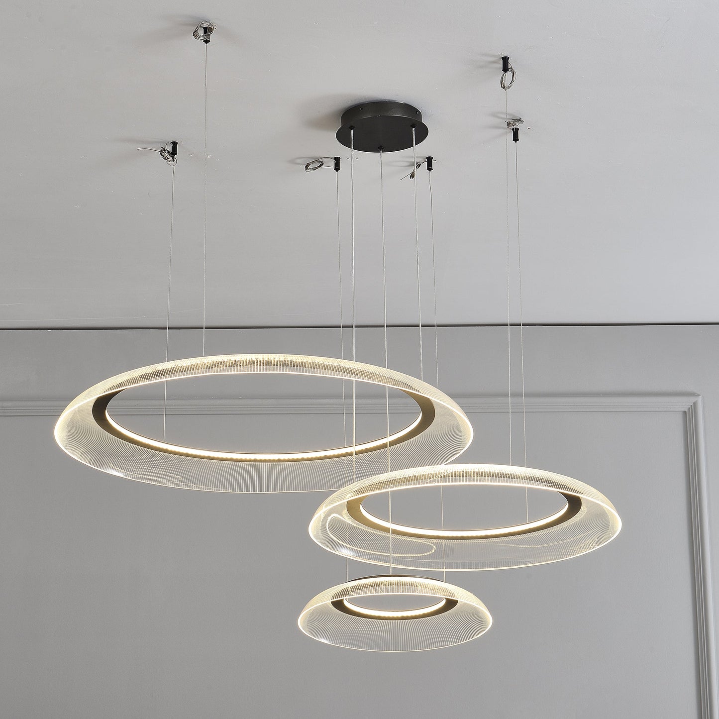 Graduated Circle Chandelier